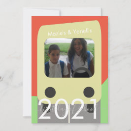 Cartão Irmã Irmã do Primeiro Dia de Barramento Esc