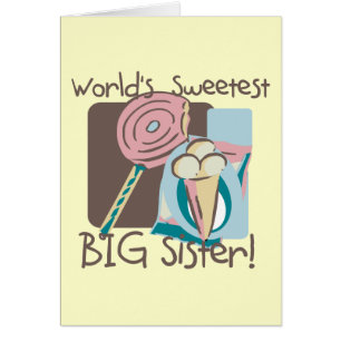 Cartão Irmã mais doce do mundo