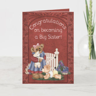 Cartão Irmã mais velha