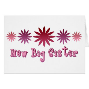 Cartão Irmã mais velha nova