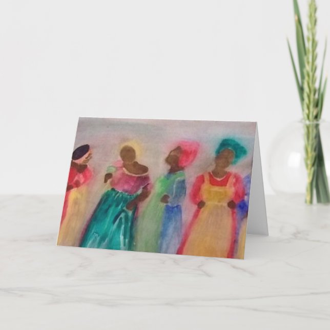 Cartão "Irmandade" em honra da consciência do cancro da (Frente)