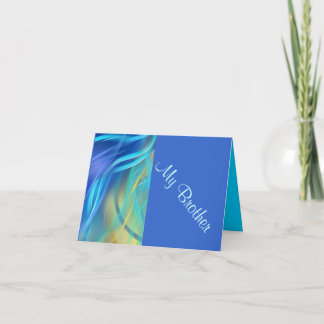 Cartão Irmão aniversário