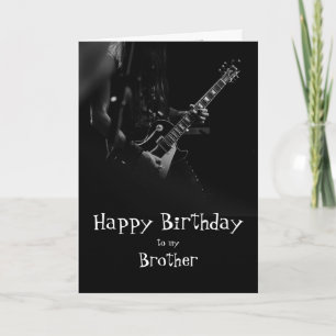 Cartão Irmão Bravo Musico De Aniversário Você Agita Ca