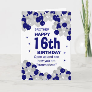 Cartão irmão feliz aniversário