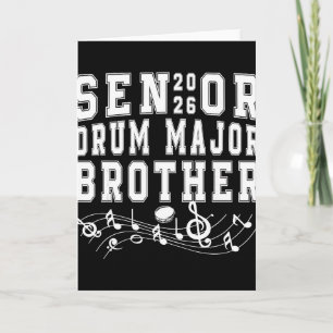 Cartão Irmão Major da Bateria Senior 2026 Graduado Gradua