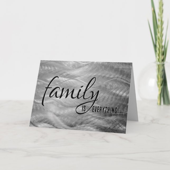 Cartão Irmão Na Lei Birthday Metal Abstrato (Frente)