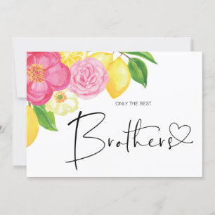 Cartão Irmão Novo Tio Bebê