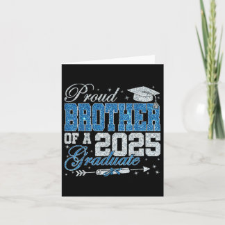 Cartão Irmão Orgulhoso De Um Formando Da Família De Forma