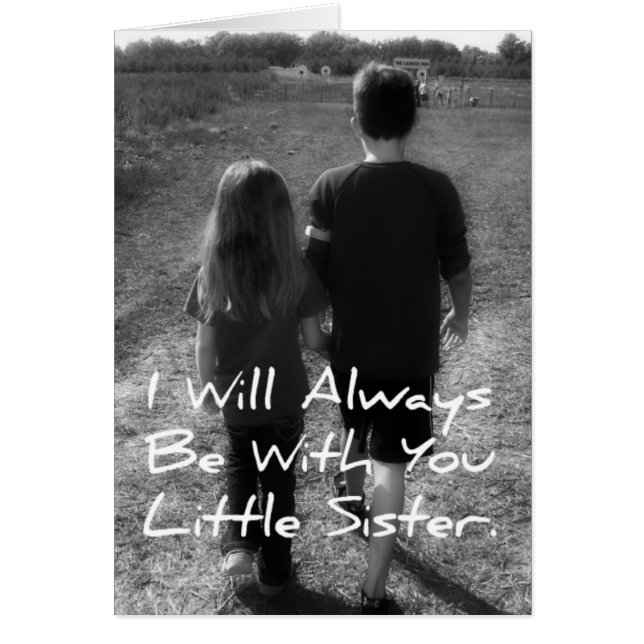 Cartão Irmãozinha Irmãozinha (Frente)