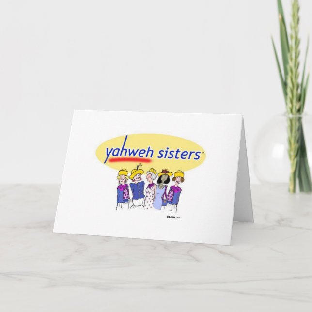 Cartão Irmãs de Yahweh (Frente)