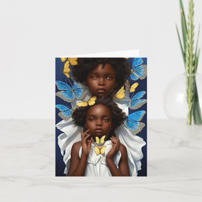 Cartão Irmãs Pequenas (Frente)