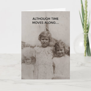 Cartão Irmãs Vintage Sempre e para sempre