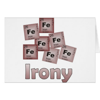 Cartão Ironia