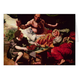 Cartão Isaac que abençoa Jacob