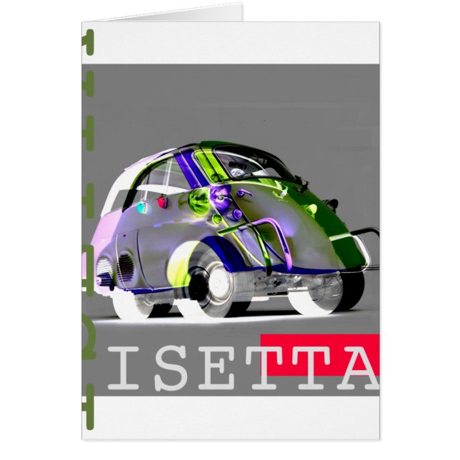 Cartão isetta (Frente)