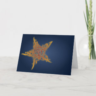 Cartão Islamic bismillah calligraphy star Arabic