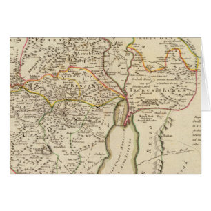 Cartão Israel e Palestina