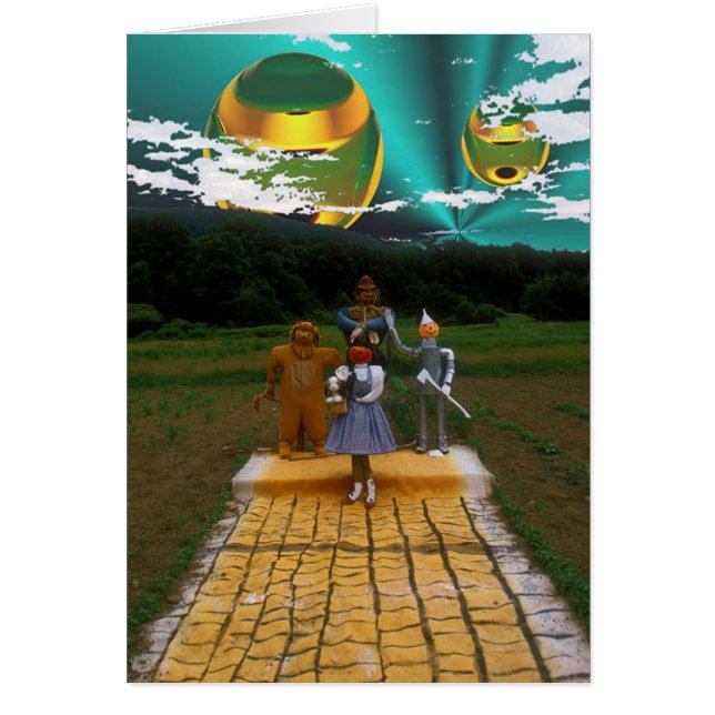 Cartão Isto não se parece com Kansas, Toto. (Frente)