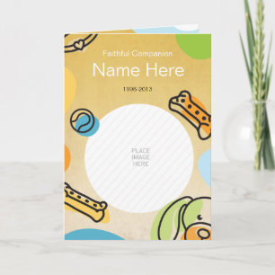 Cartão “It’s a Wonderful Life” Pet Sympathy Card for dog