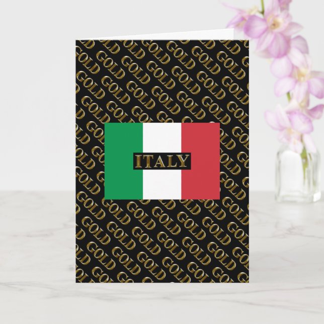 CARTÃO ITÁLIA DOURADA (Orquídea)