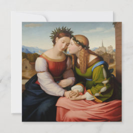 Cartão Itália e Alemanha (Itália e Alemanha como Irmãs)