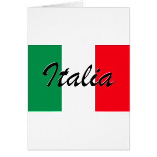 Cartão Italia Flag - High Quality