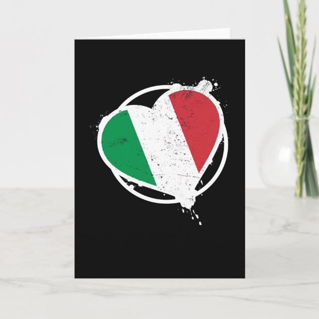 Cartão Itália Heart Italia (Frente)