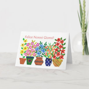 Cartão Italian Greeting Grandparents Day Card