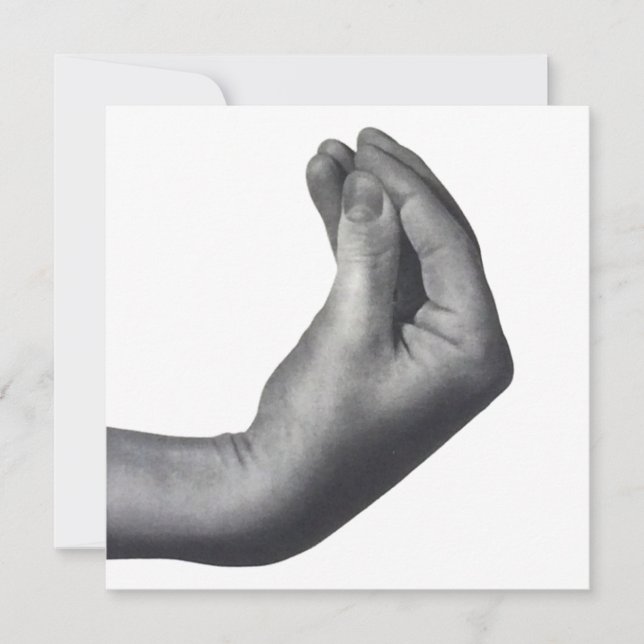 Cartão Italian Hand (Frente)