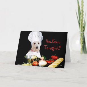 Cartão Italian Tonight? Note Card - Kati's Collection