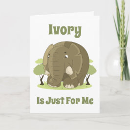 Cartão Ivory é só para mim
