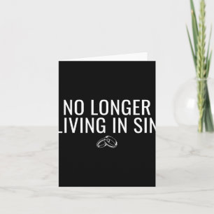 Cartão Já Não Vive No Casamento De Noiva Engraçado Sin