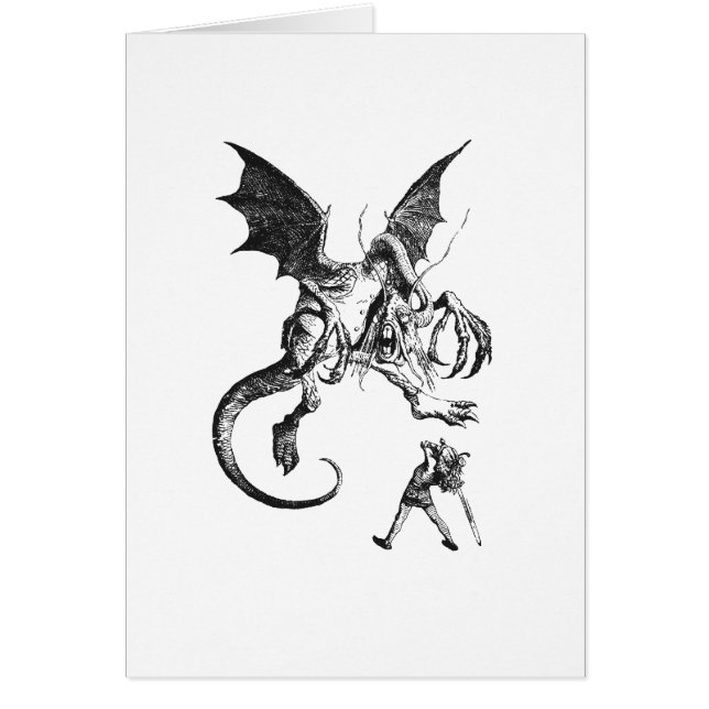 Cartão Jabberwocky (Frente)