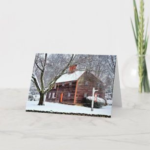 Cartão Jabez Howland House em Plymouth MÃE