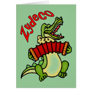 Cartão Jacaré de Zydeco