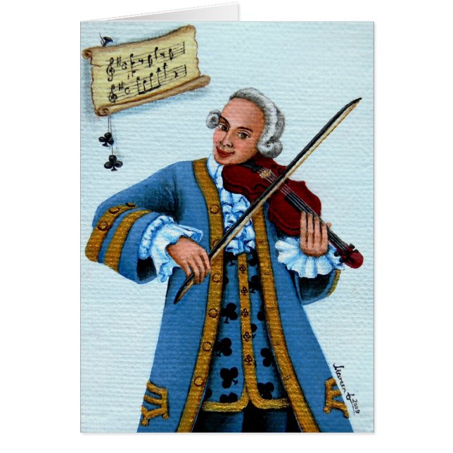 Cartão "Jack dos clubes " (Frente)