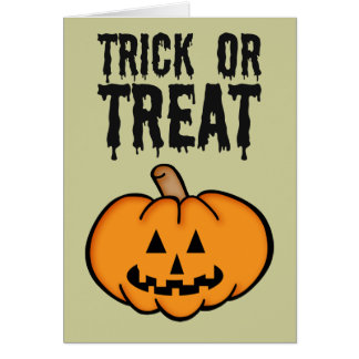 Cartão Jack O Lantern