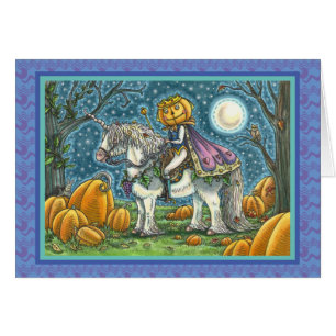 CARTÃO JACK O LANTERN PRINCE NO SEU UNICORN MÁGICO, CARTÃ