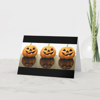 Cartão Jack-o-lanternas
