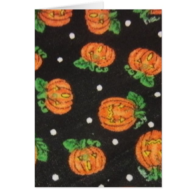 Cartão Jack O' Lanterns (Frente)
