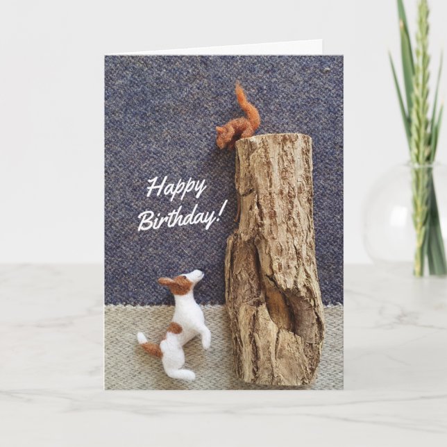 Cartão Jack Russell Birthday Card (Frente)