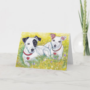 Cartão Jack Russell greeting card