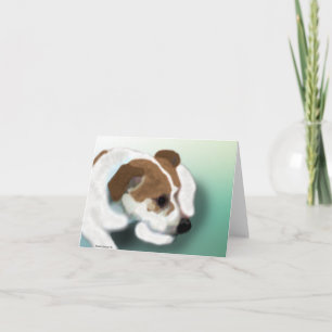 Cartão Jack Russell Mix