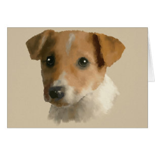 Cartão Jack Russell Puppy