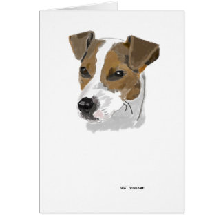 Cartão Jack Russell Terrier