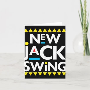 Cartão Jack Swing anos 90 R&b Hip Hop