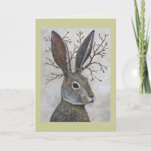 Cartão Jackalope wannabe
