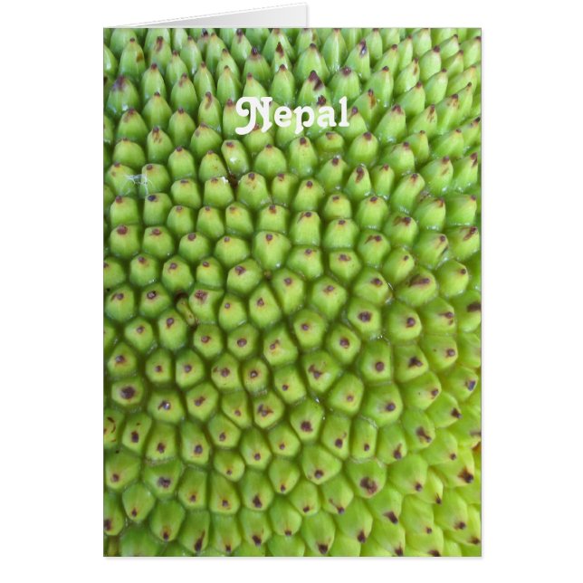 Cartão Jackfruit nepalês (Frente)