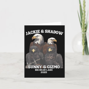 Cartão Jackie E Shadow Sunny E Gizmo Big Bear Lake 20
