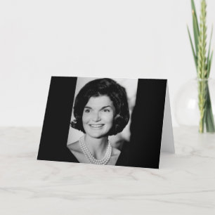 Cartão Jackie Kennedy